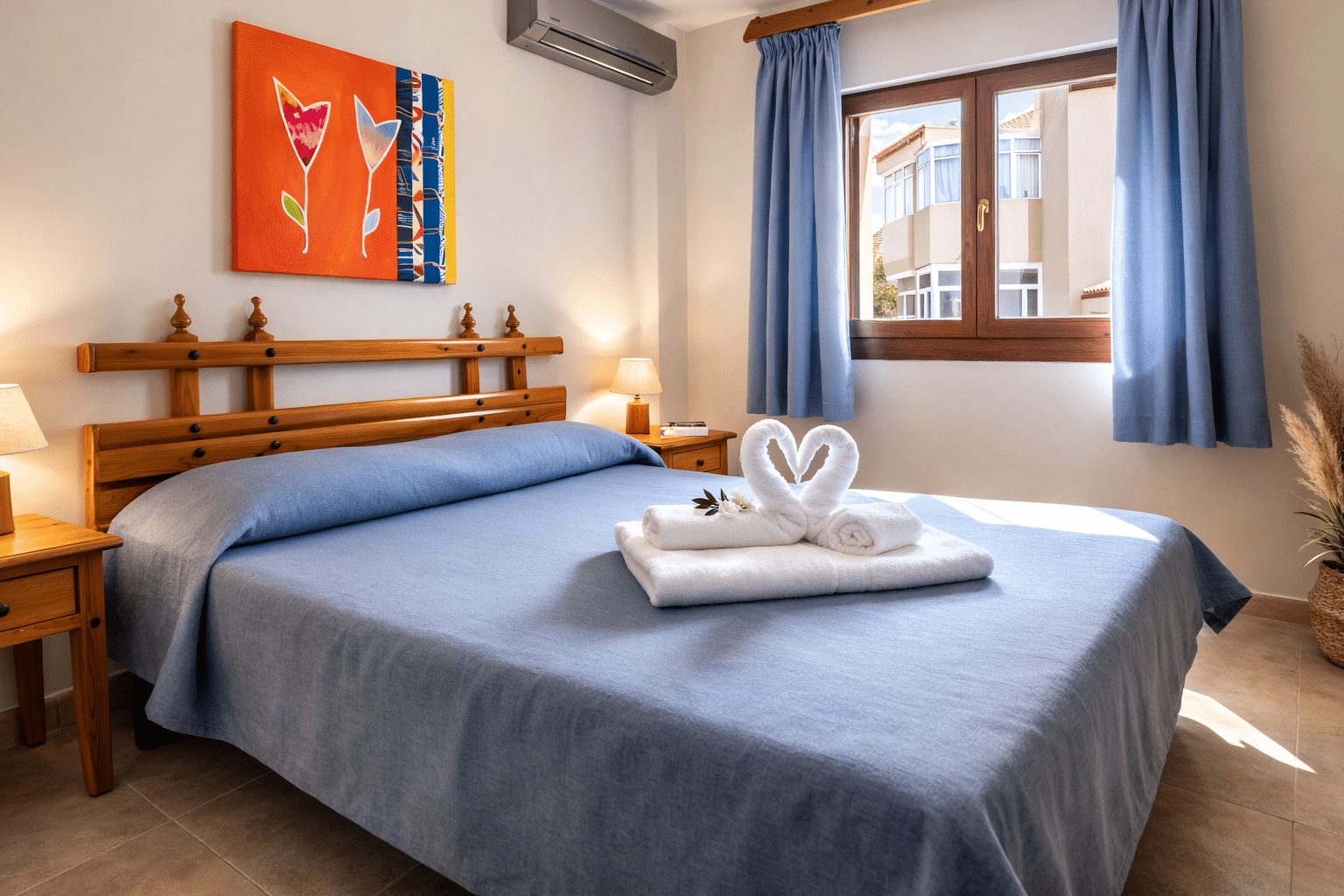 Location vacances Espagne : Puerto Bello - Carthagène. Chambre double.