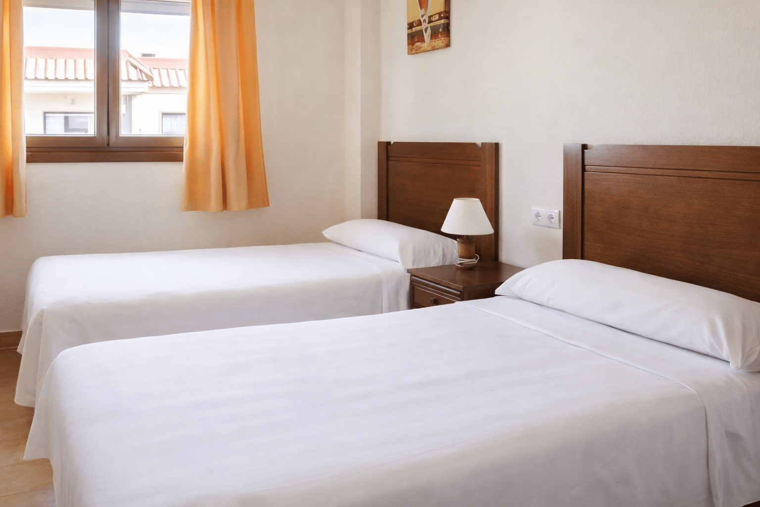 Location vacances Espagne : Puerto Bello - Carthagène. Chambre 2 lits.