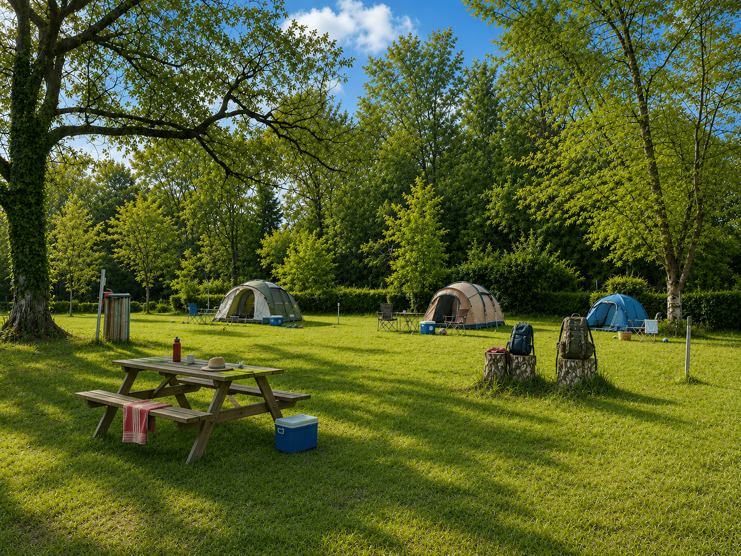 Camping ULVF O'aka - Emplacement Camping Tente dans le Lot (Leyme)