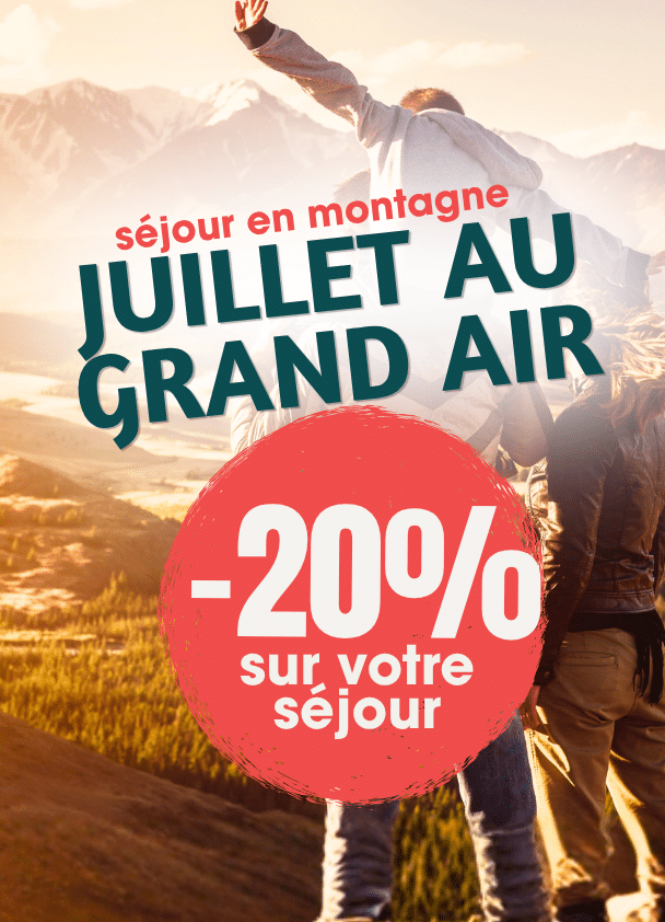 Offre été montagne : -20% sur votre séjour en juillet | ULVF