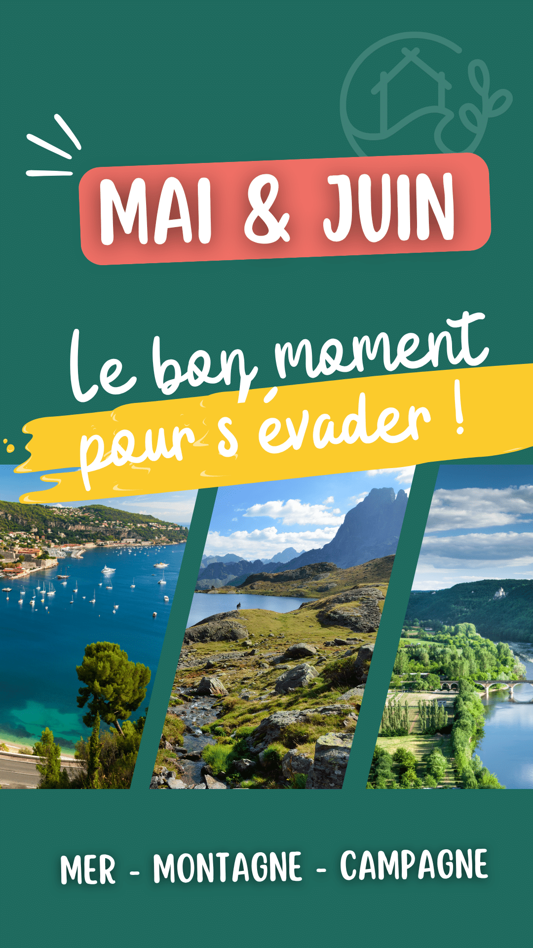 Mai & Juin : le bon moment pour s’évader avec Vacances ULVF