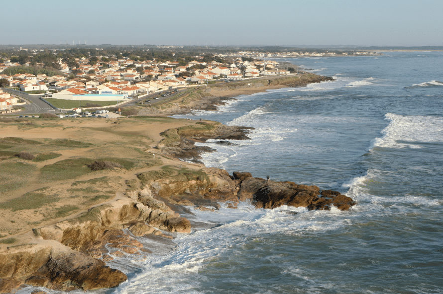 Le bord de mer à Brétignolles-sur-Mer, proche de St-Hilaire-Riez / La Grande Dune, Vacances ULVF